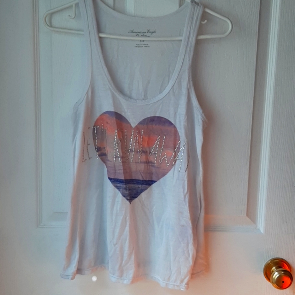Ladies small blingy tank